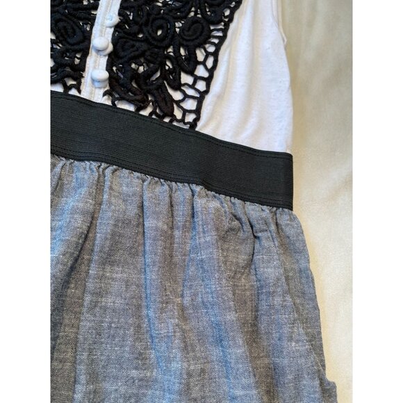 Anthropologie Staring at Stars Midi Lace Boho Dress Y2k Cottagecore Size 5 - Picture 11 of 12